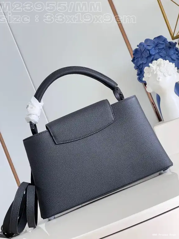 AAA Pruses Bags CAPUCINES VUITTON LOUIS MM-33*19*9CM 0524